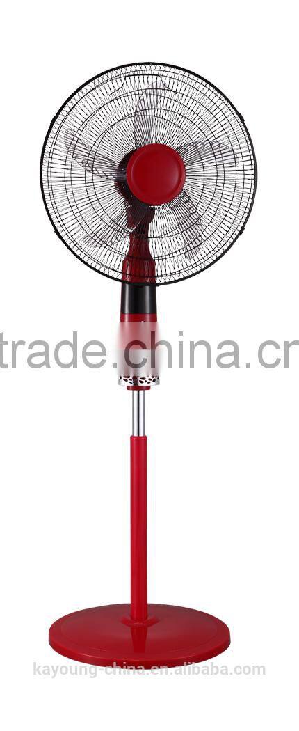Digital Stand Fan produces a figure 8 pattern air circulation