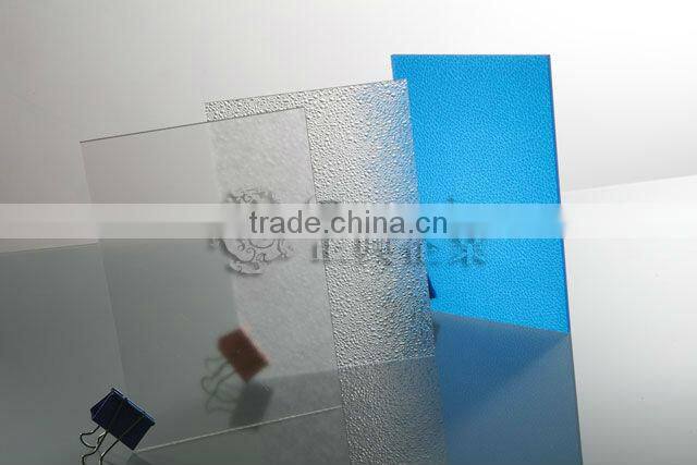 Polycarbonate Frosted Sheets Semitransparent 1.5mm,2mm,4mm,6mm100% Virgin PC Resin UV Resistance Coated Plastic Glass Panels