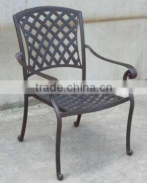 cast aluminum single armchair 18225