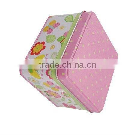 custom square tin can