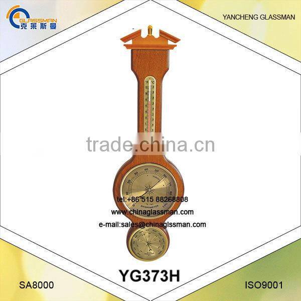 Weather Station With Wood Frame Barometer YG633F