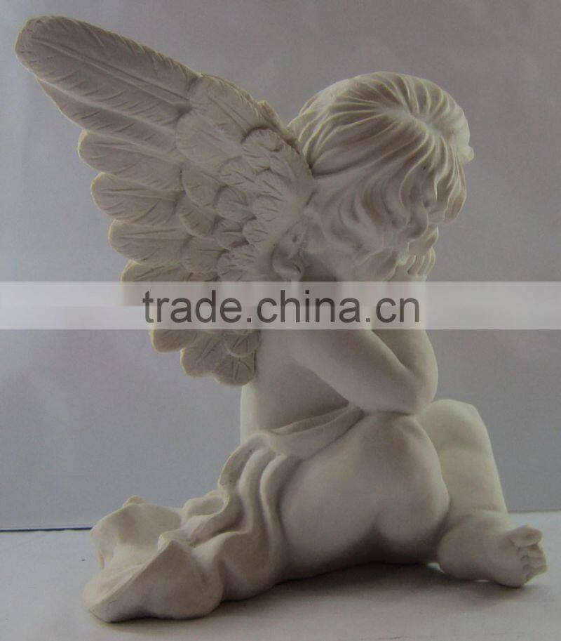 New arrival resin religious little angel statue