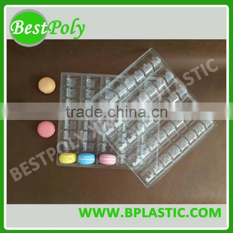 Clear High Quality Cake Plastic Tray Chocolate Tray Jelly Tray