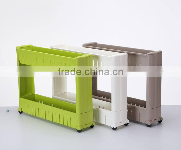 Plastic Bathroom Shelf With Two Layers Organizer