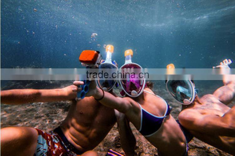 2017 Hot-selling Children/Adult Full Dry Diving Mask, Magic Swimming Diving Snorkel With Gopro Housing