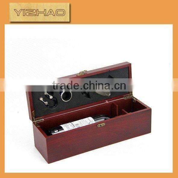 2014 China supplier YZ-wb0001 High quality pine wood wine boxes wholesale