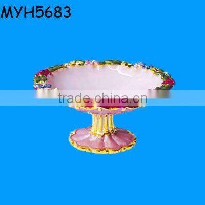 Custom ceramic wedding ring holder dish