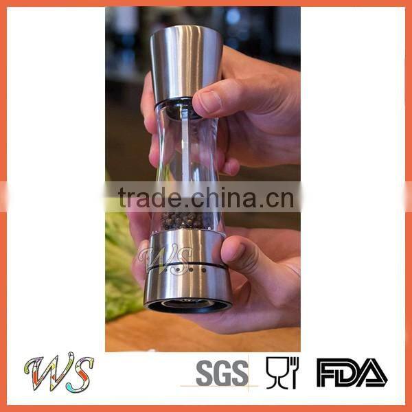 WS-PG14 New probducts Stainless steel salt and pepper salt and pepper grinder set /salt pepepr mill