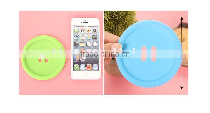 2015 hot-selling button shape silicone baking mat/silicone cup mat
