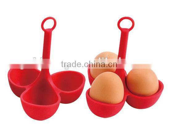 Newly 3 cups FDA 100% food grade silicone egg cooker
