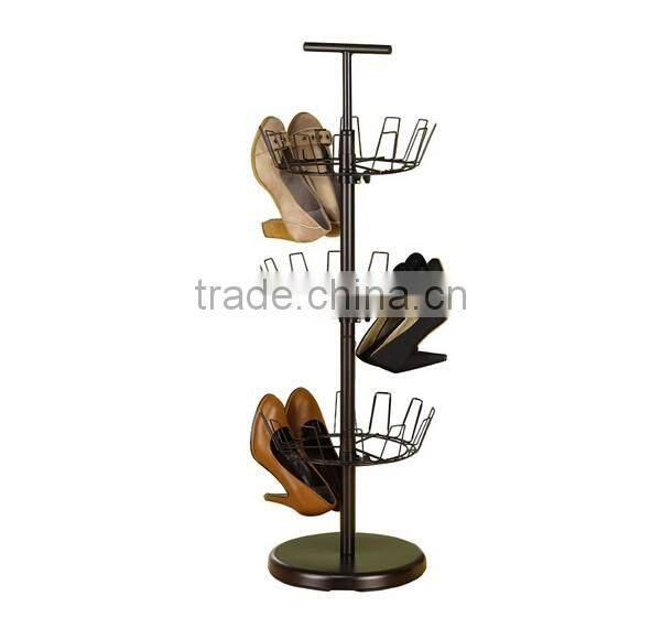 Revolving Metal Shoe Rack Shoe Storage Holder