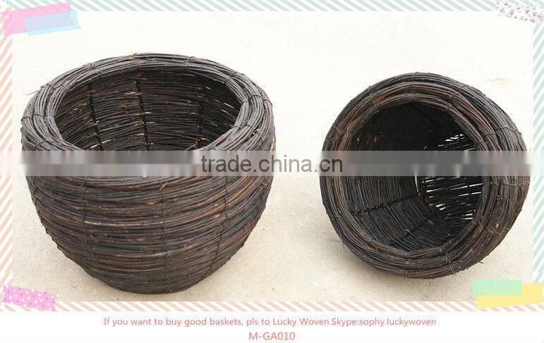 Wicker flowerpot & wicker gardening basket & wicker flower basket