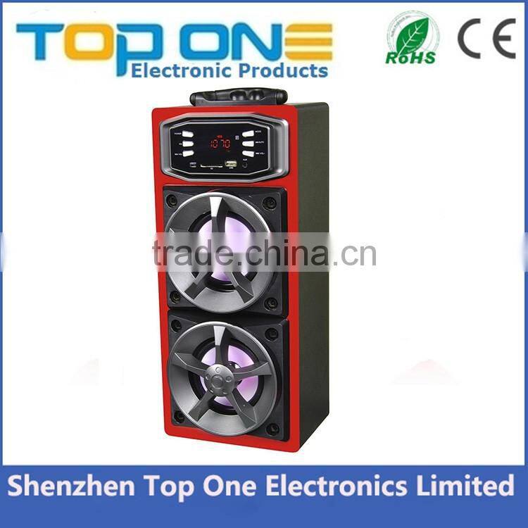 2015 High quality newest fashionable hot selling KaraOK amplifier portable bluetooth speaker