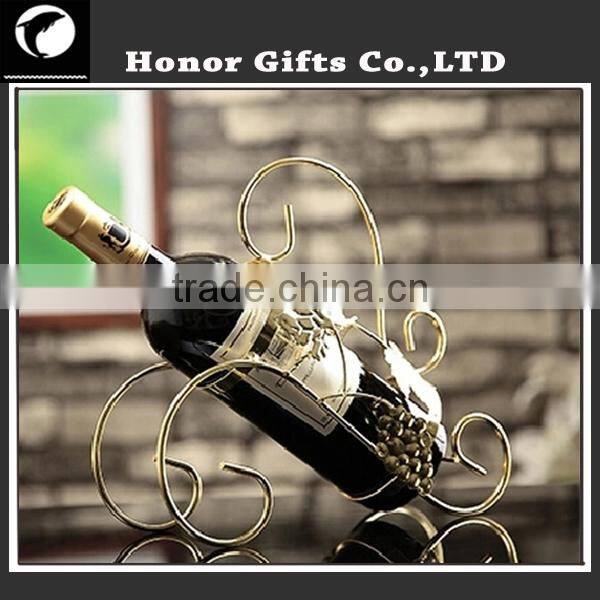 Single Bottle Wine Holder Metal Wine Rack Hanging Wine Glass Rack