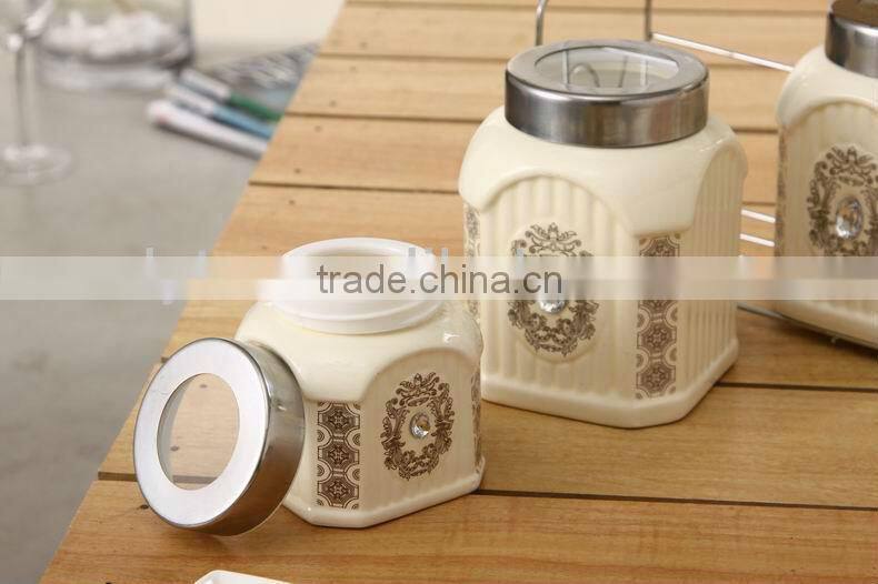 Ceramic Jar,Ceramic seal tank ,Ceramic Sugar Tea Canister