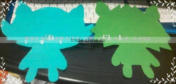 2017 new products hot promotional item handmade fabric kid craft home ornament wholesale alibaba gifts felt decorative grey wolf