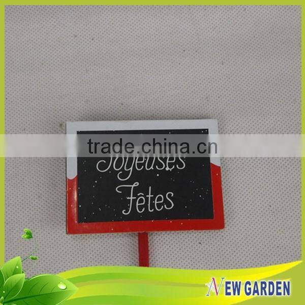 Decorative Painted Green Natural Bamboo Flower Pot Stick and Pendant