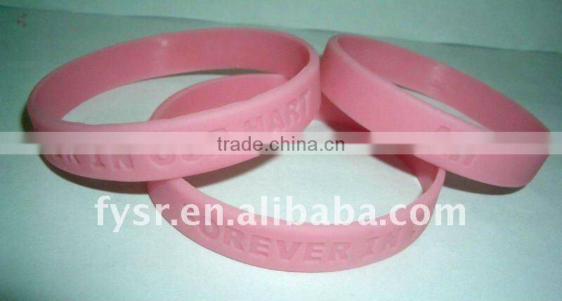 special colored silicone sport wrisband for boys