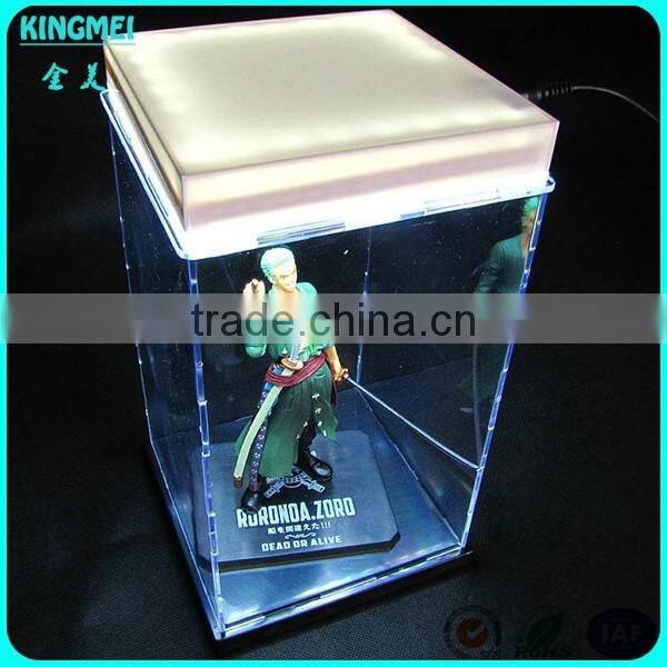 LED cheap clear acrylic cartoon characters display box