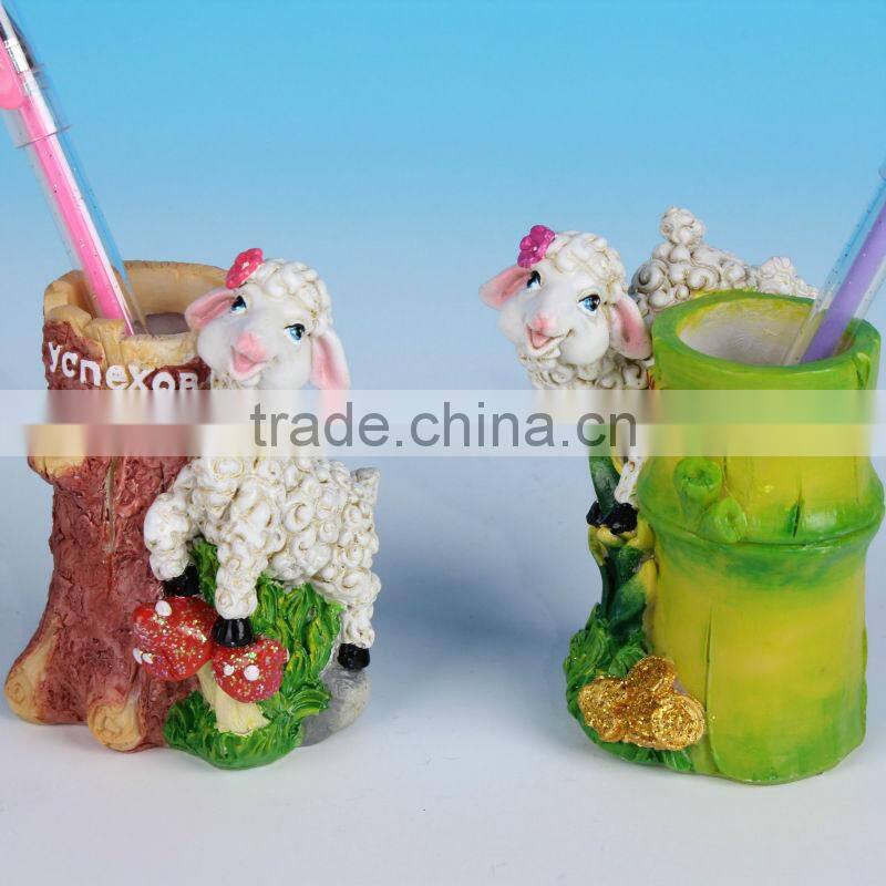 2015 cute resin sheep ashtrays for russia