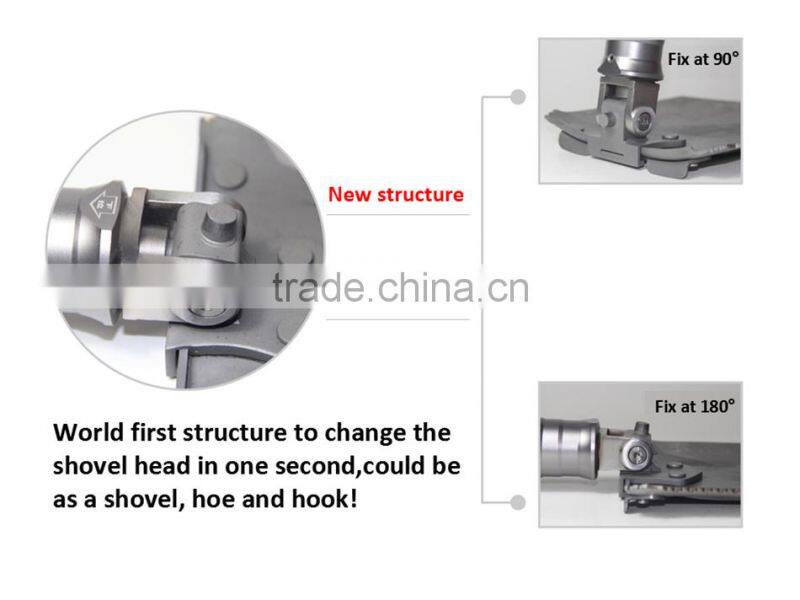 Multi-purpose Camping Shovel DJSV-OS with Tactical Knife Car Emergency Kit