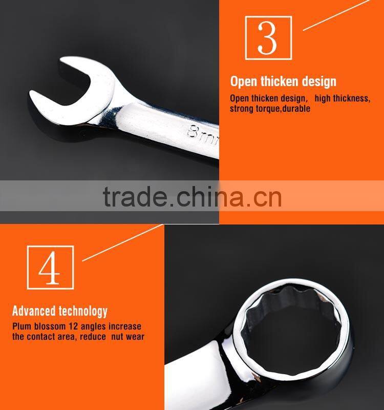 Professional Chrome Vanadium Combination Spanner Set