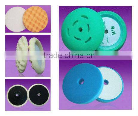 Concavity polish pad with holes