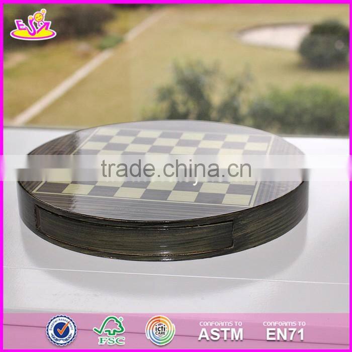 2017 New design children educational game wooden chess board W11A054