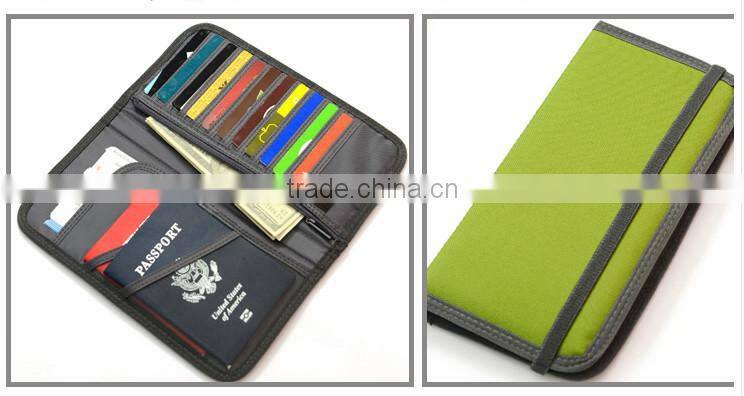 600D polyester credit wallet holder