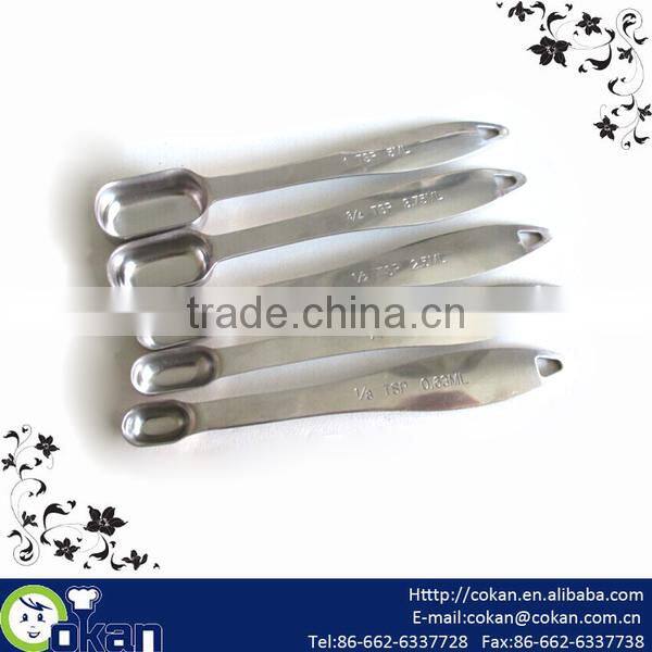High Quality 5pcs Stainless Steel Measuring Spoon Set CK-S088