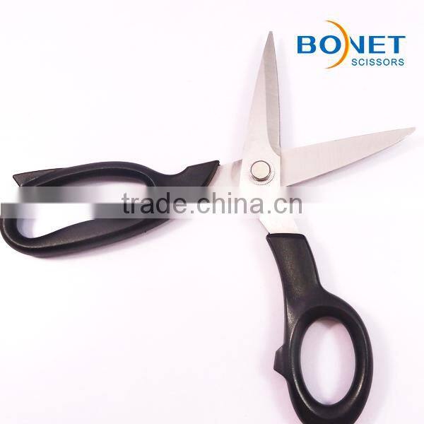 S14014 Stainless Steel 8" tailor sewing scissors Plastic handle scissors