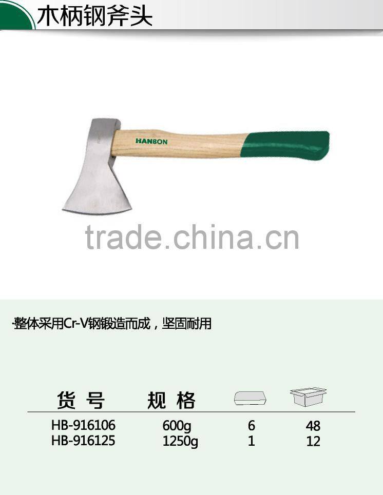 Wooden Handle Steel Ax