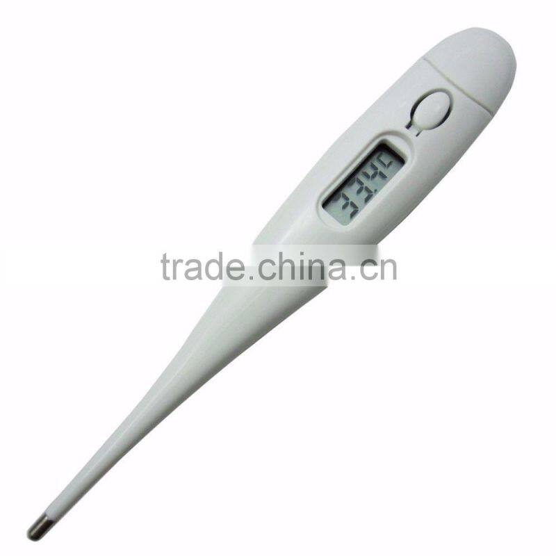 2016 new arrival white mini Baby Child Adult Body Digital LCD Heating Thermometer