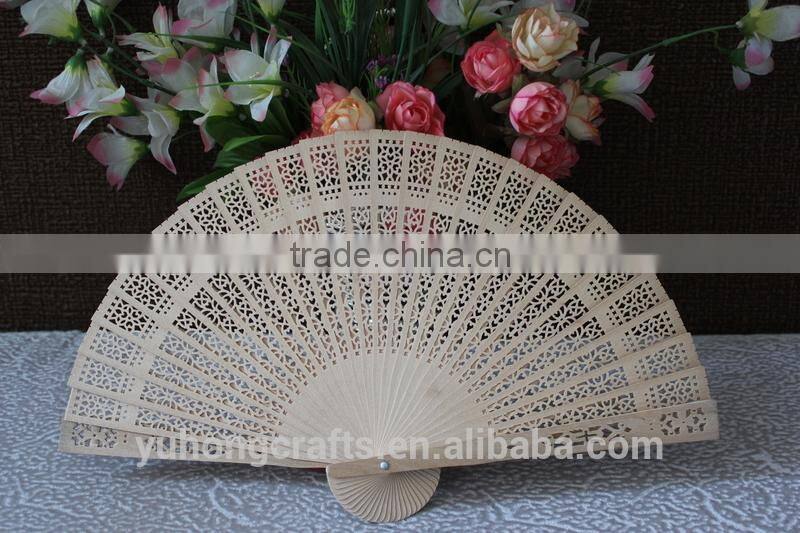 Scented wood fan for gift