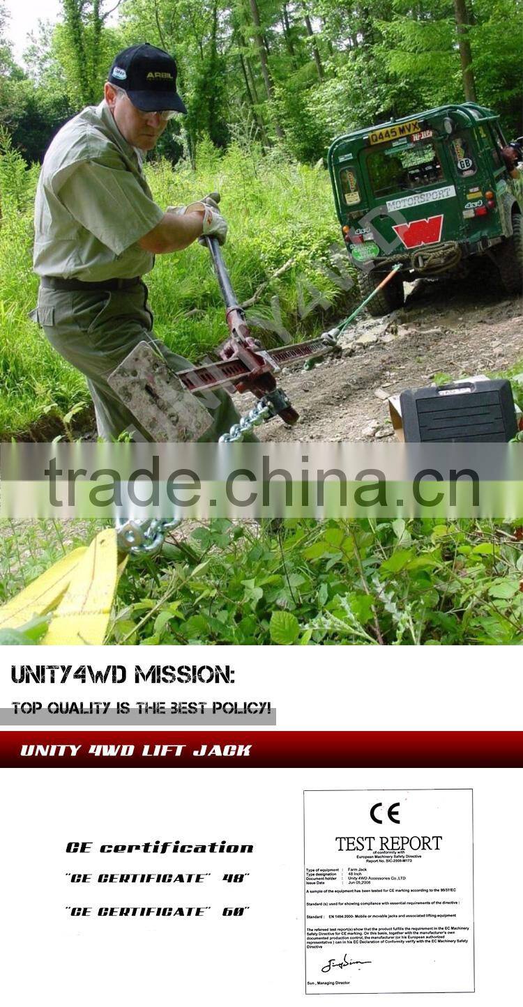 CE Approved and 7700 lbs capacity Farm Jack , 60" Lifting Jack