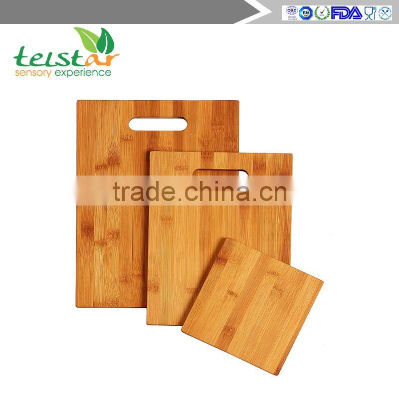 Cutting Board set 3 Ecofriendly Multipurpose Durable Bamboo Chopping Mat - Meat & Veggie Prep