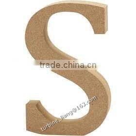 wooden MDF Letter "S", alphabet letter