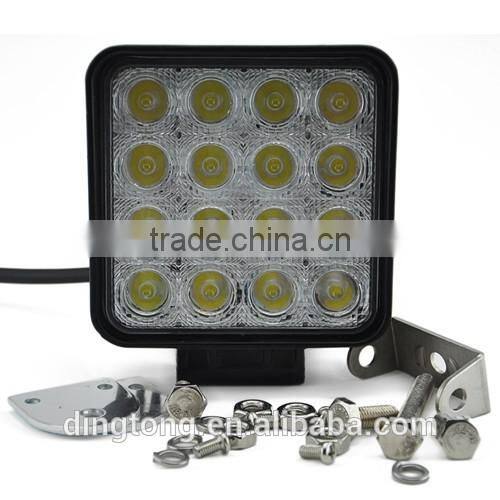 Toptree 48w jeep wrangler led lights 12v 24v waterproof Driving Utility lights led for cars