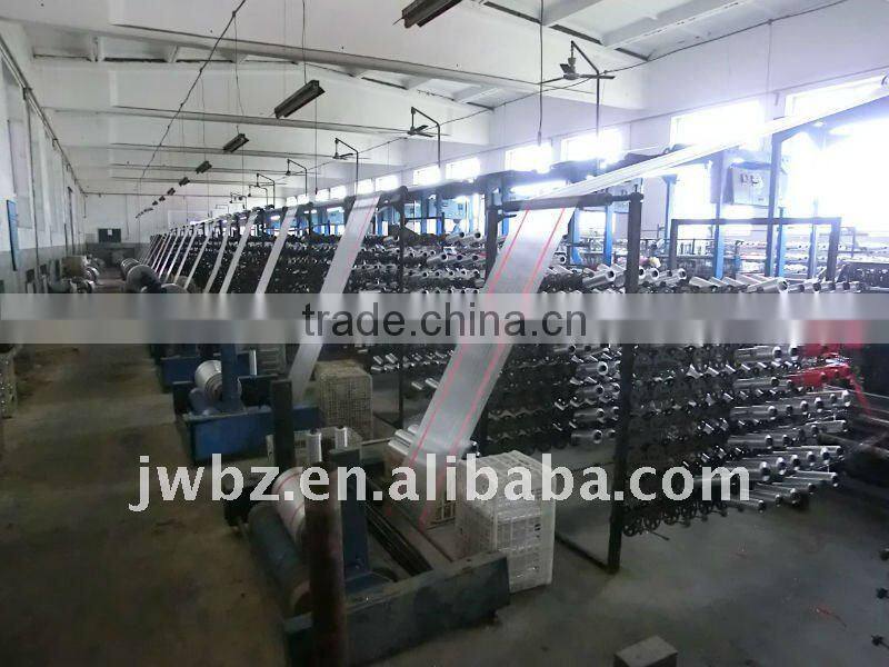 PP woven transparent bag with red lines