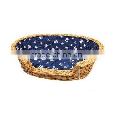 Cheap 100% Handmade Willow Pet Basket