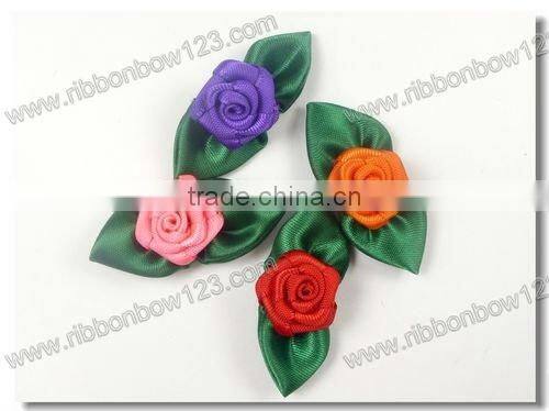 make satin ribbon flowers