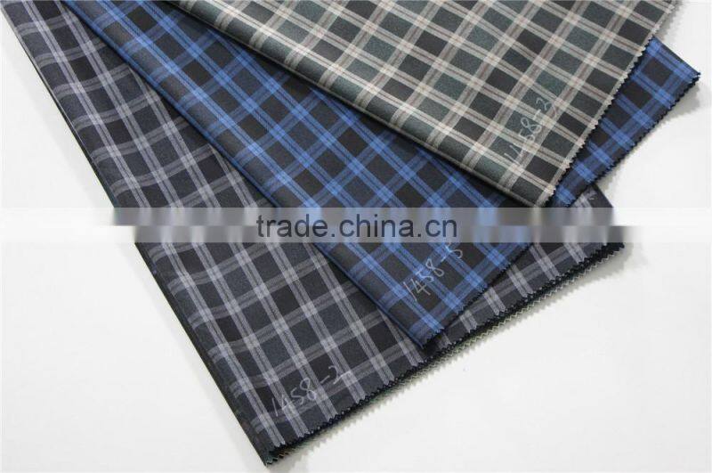 PLAID TR fabric for suits