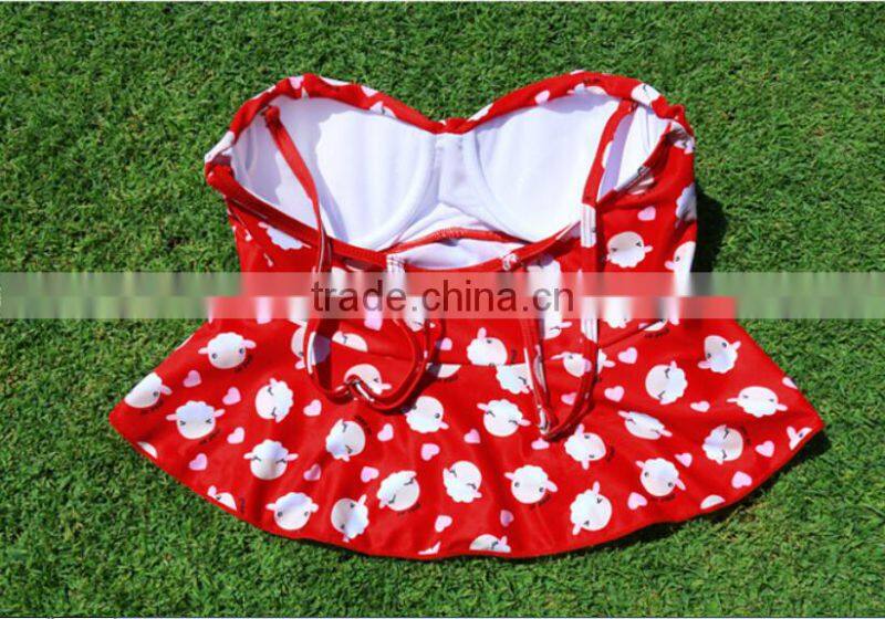 2016 Hot Sex Printing Quick Dry Top Quality Bikini Girl with Neoprene Fabric