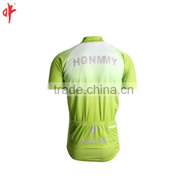 Coolmax men cycling jersey fluorescence printing cycling shirt