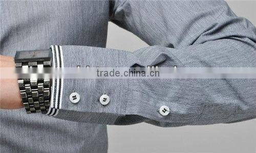 New luxury italian mens designer shirts fashion casual long sleeve shirts slim fit shirts