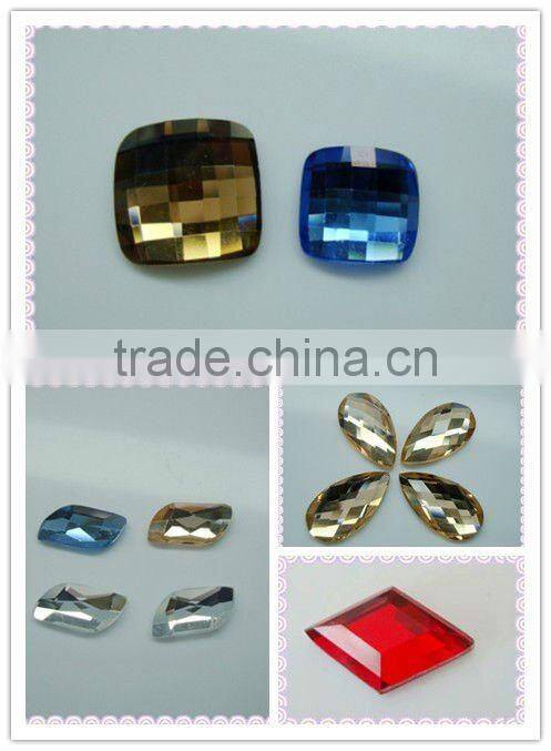 1777 tie shaped crystal mirror beads new design
