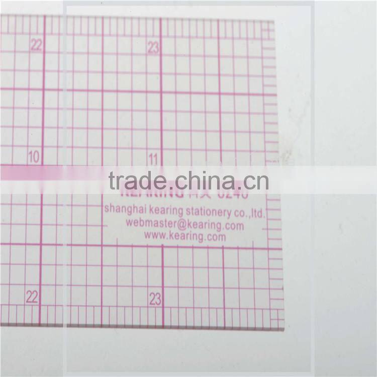 Kearing Brand sandwich line printing 1.2mm thick flexible garment ruler for sewing garment measuring #8248