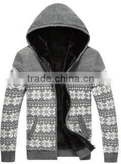 GZY 2015 New arrival stylish garment men autumn printed sweate