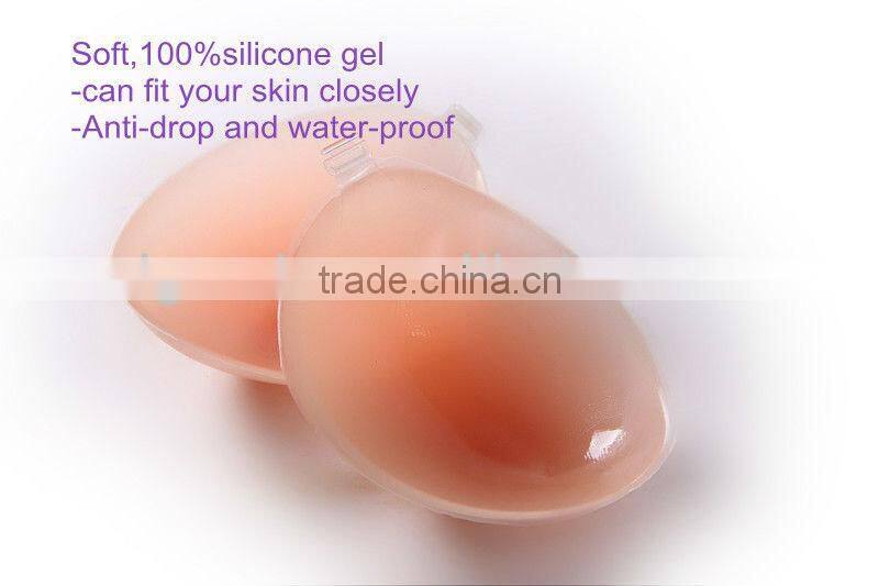 push up nude mature adhesive silicone bra