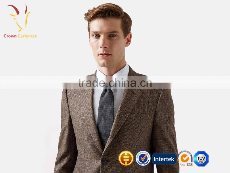 OEM Service Fashion Men Business Cashmere Wool Blended Suits